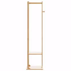 vidaXL Coat Stand with Hooks and Shelves 38.5x30x156 cm Bamboo coat rack - Additional view 2
