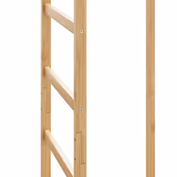 vidaXL Coat Stand with Hooks and Shelves 38.5x30x156 cm Bamboo coat rack - Additional view 6