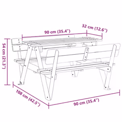 VidaXL 4008985 outdoor table - Additional view 8