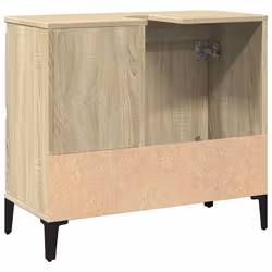 vidaXL Bathroom Cabinet Storage Cabinet Cupboard Sonoma Oak Engineered Wood - Additional view 5