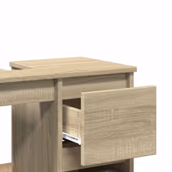 vidaXL Bathroom Cabinet Storage Cabinet Cupboard Sonoma Oak Engineered Wood - Additional view 8