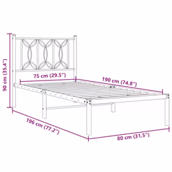 VidaXL 376118 bed frame - Additional view 8
