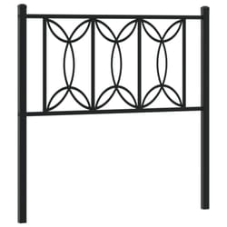 VidaXL 376156 headboard/footboard Black