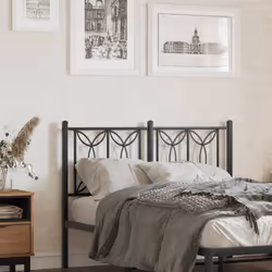 VidaXL 376159 headboard/footboard Black