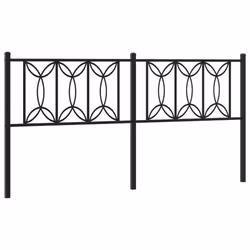 VidaXL 376164, Black, Steel, 180 cm, 1870 mm, 90 cm, 30 mm