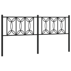 VidaXL 376164 headboard/footboard Black