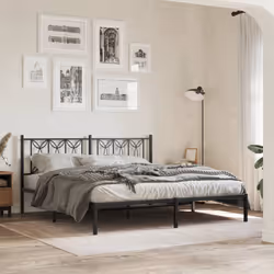 VidaXL 376164 headboard/footboard Black