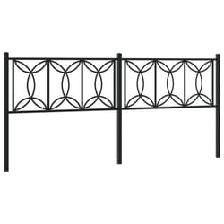 VidaXL 376165 headboard/footboard Black