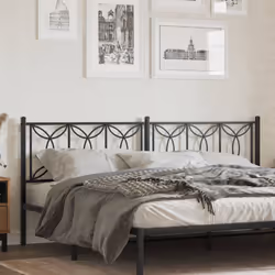 VidaXL 376165 headboard/footboard Black