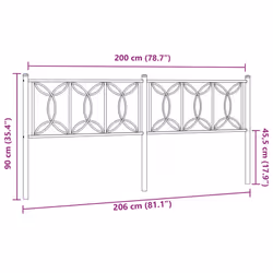 VidaXL 376166 headboard/footboard Black - Additional view 6