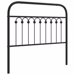 VidaXL 376629, Black, Steel, 100 cm, 1050 mm, 100 cm, 30 mm