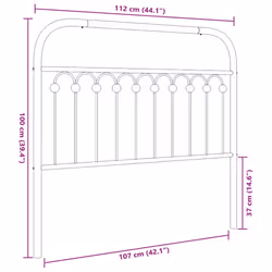 VidaXL 376630 headboard/footboard Black - Additional view 6