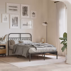 VidaXL 376631 headboard/footboard Black