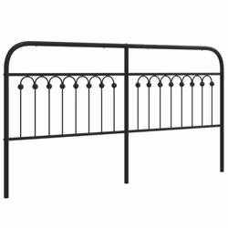 VidaXL 376636, Black, Steel, 180 cm, 1870 mm, 100 cm, 30 mm