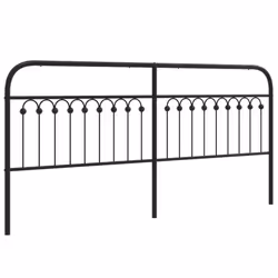 VidaXL 376637, Black, Steel, 193 cm, 1980 mm, 100 cm, 30 mm