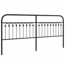 VidaXL 376638, Black, Steel, 2 m, 2060 mm, 100 cm, 30 mm