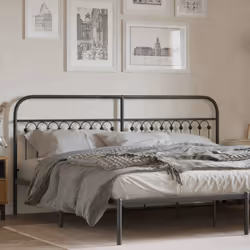 VidaXL 376638 headboard/footboard Black