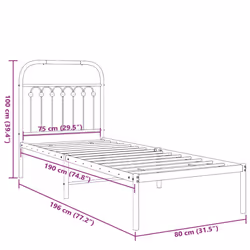 VidaXL 376639 bed frame - Additional view 8