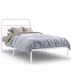 VidaXL 376644, White, 1050 mm, 2.07 m, 1000 mm, 1000 x 2000 mm, 30 cm