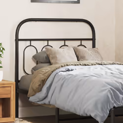 VidaXL 377145 headboard/footboard Black