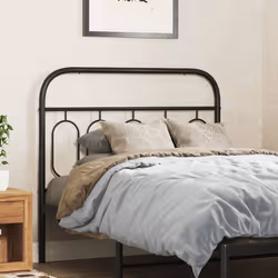 VidaXL 377147 headboard/footboard Black
