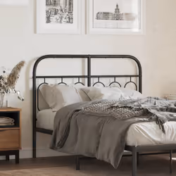 VidaXL 377148 headboard/footboard Black