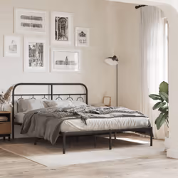 VidaXL 377149 headboard/footboard Black