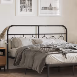 VidaXL 377149 headboard/footboard Black
