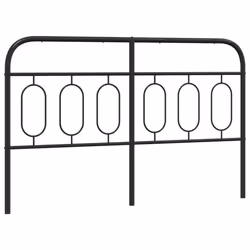 VidaXL 377150, Black, Steel, 140 cm, 1460 mm, 100 cm, 30 mm