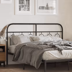 VidaXL 377150 headboard/footboard Black