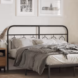 VidaXL 377151 headboard/footboard Black