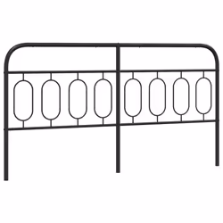 VidaXL 377153, Black, Steel, 183 cm, 1870 mm, 100 cm, 30 mm