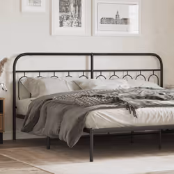 VidaXL 377155 headboard/footboard Black