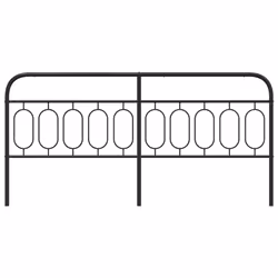 VidaXL 377155 headboard/footboard Black - Additional view 4