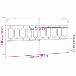 VidaXL 377155 headboard/footboard Black - Additional view 6