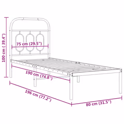 VidaXL 377156 bed frame - Additional view 8