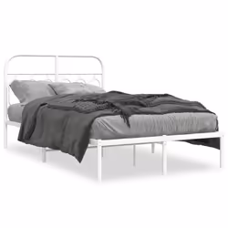VidaXL 377164, White, 125 cm, 2.07 m, 100 cm, 1200 x 2000 mm, 1 pc(s)