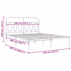VidaXL 377168 bed frame - Additional view 8