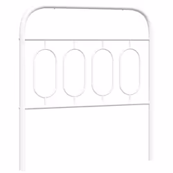 VidaXL 377194, White, Steel, 90 cm, 950 mm, 100 cm, 30 mm