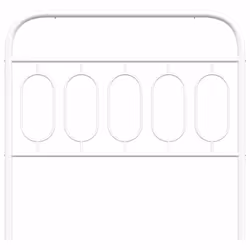 VidaXL 377195 headboard/footboard White - Additional view 4