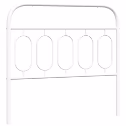 VidaXL 377196, White, Steel, 107 cm, 1120 mm, 100 cm, 30 mm