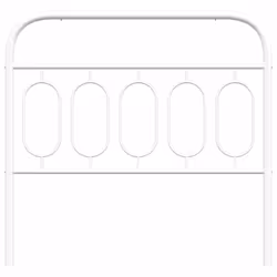VidaXL 377196 headboard/footboard White - Additional view 4