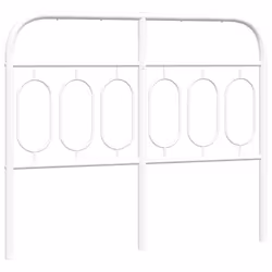 VidaXL 377197, White, Steel, 120 cm, 1250 mm, 100 cm, 30 mm