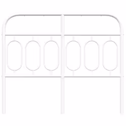 VidaXL 377197 headboard/footboard White - Additional view 4