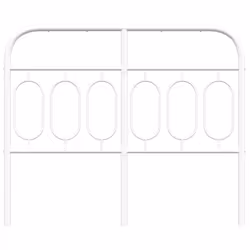 VidaXL 377198 headboard/footboard White - Additional view 4