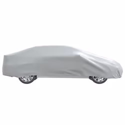 vidaXL Car Cover for Sedan with Buckle Straps Full Waterproof Cover Silver L - Additional view 5