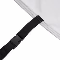 vidaXL Car Cover for Sedan with Buckle Straps Full Waterproof Cover Silver L - Additional view 8