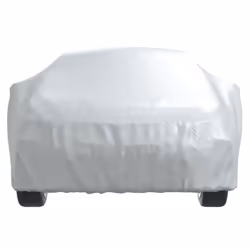 vidaXL Car Cover for Sedan with Buckle Straps Full Waterproof Cover Silver XXL - Additional view 4