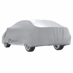 vidaXL Car Cover for Sedan with Buckle Straps Full Waterproof Cover Silver XXL - Additional view 6