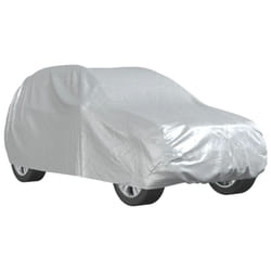 vidaXL Car Cover for SUV with Buckle Straps Full Waterproof Cover Silver XL